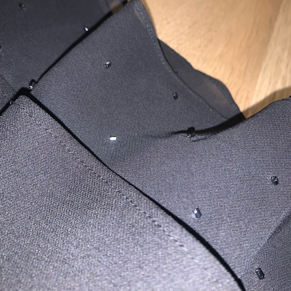 Black scoop neck 3/4 length dress! Perfect condition! - Picture 4 of 5